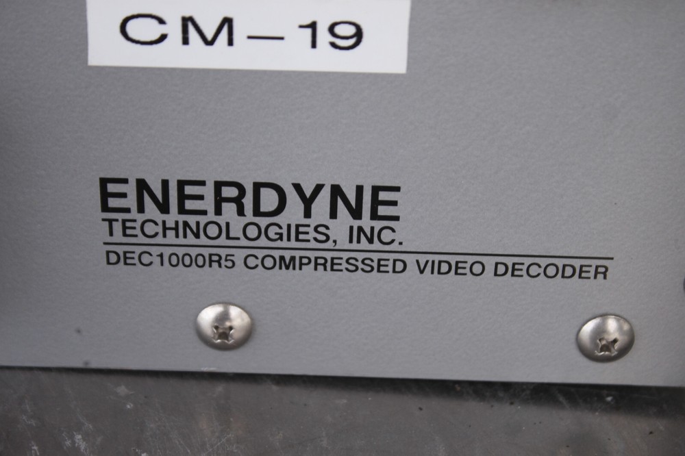 ENERDYNE ADVS DEC1000R5 COMPRESSED VIDEO DECODER w/ 4 MODULE CARDS