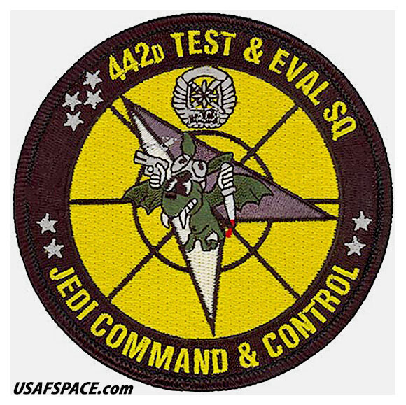 USAF 442ND TEST & EVALUATION SQ - JEDI COMMAND & CONTROL -Nellis AFB, NV- PATCH