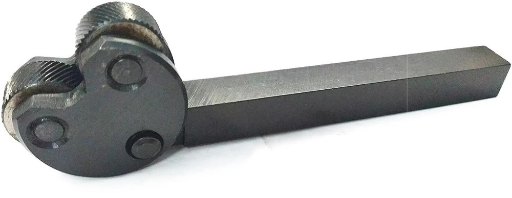 Knurling Tool Pivot Head for Lathe Machine, Double Adjustable Heads, Size 3/4"