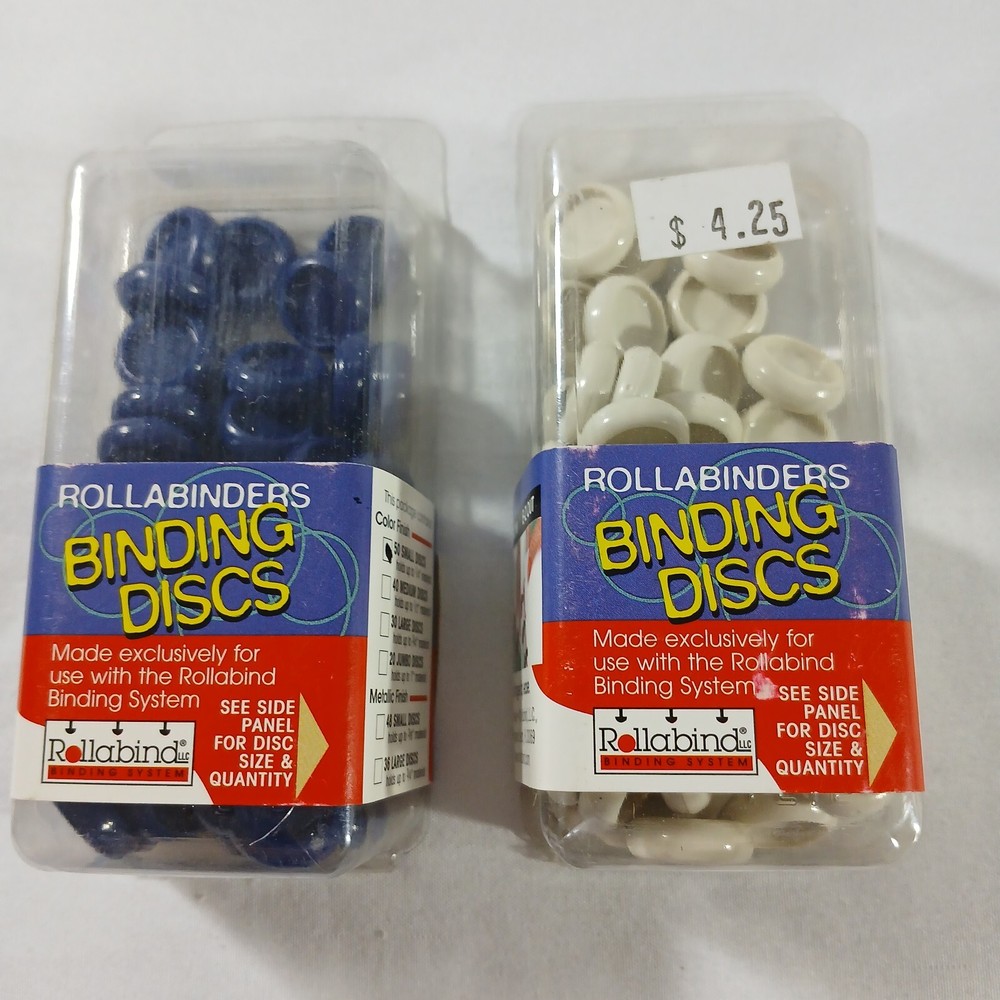 Hand Punch and Binding Discs (230) for Creating Journal or Planner by Rollabind