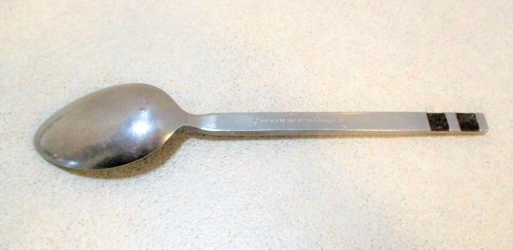 5 Stanley Roberts Crosspoint Mid-Century Teaspoons