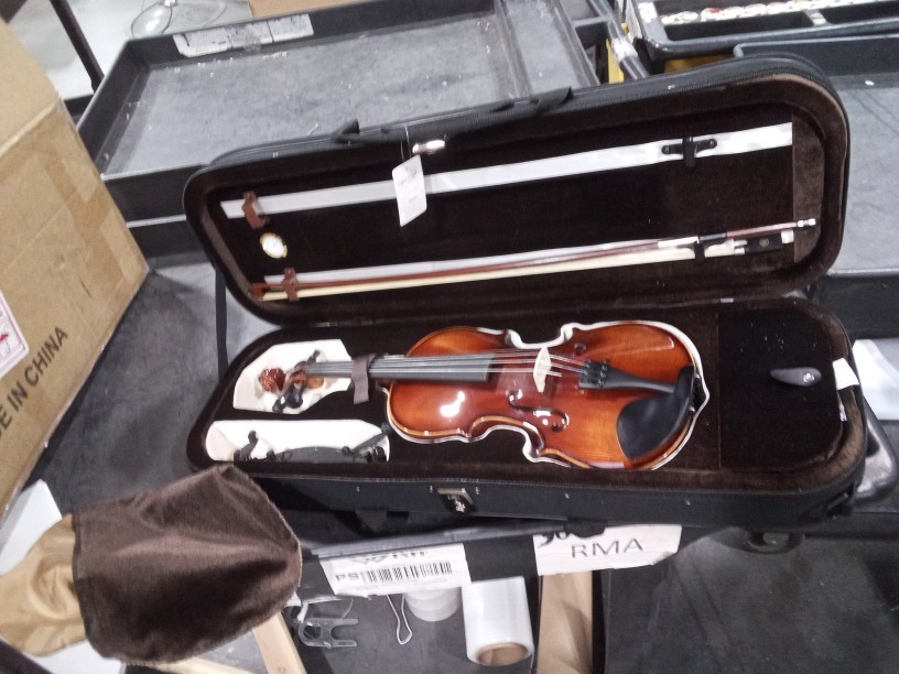 #special offer 3/4 Size Violin Kit 4 String Solid wood Violin Ebony Maple