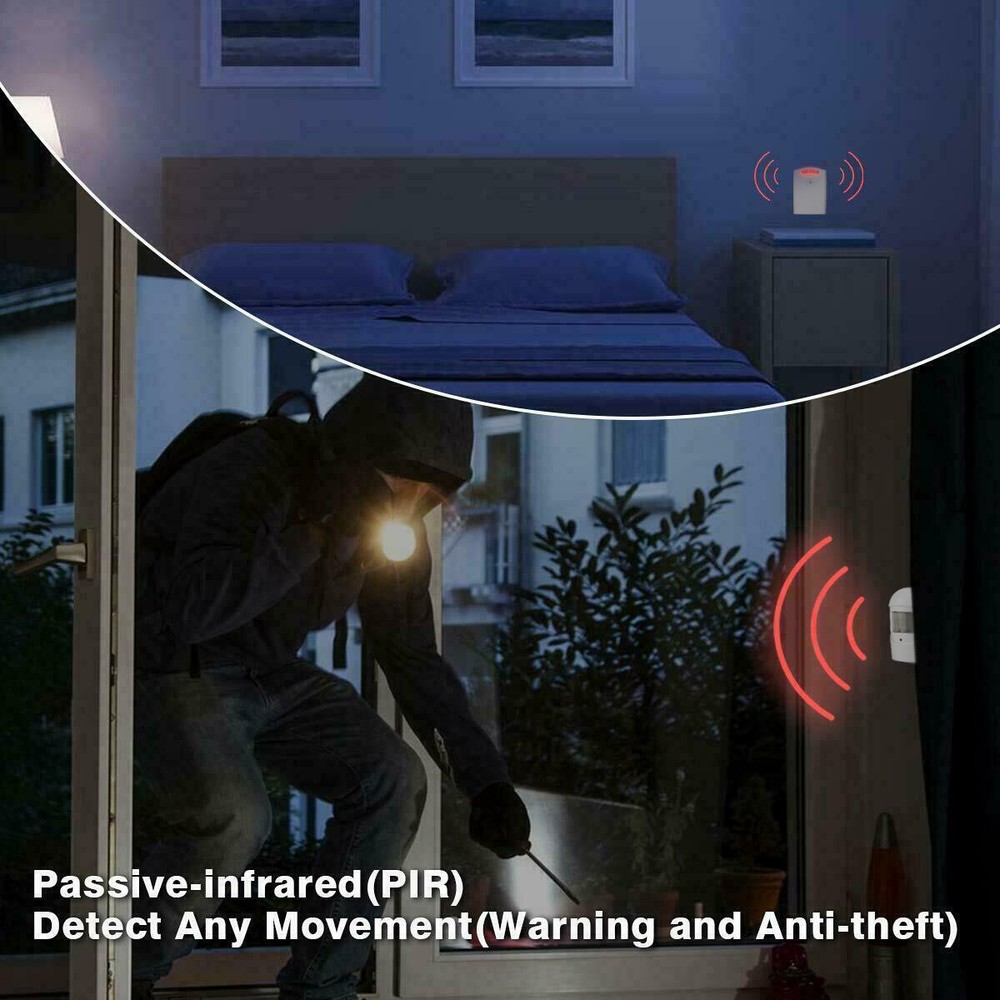 600FT Wireless Motion Sensor System Driveway Alarm Alert Security Indoor