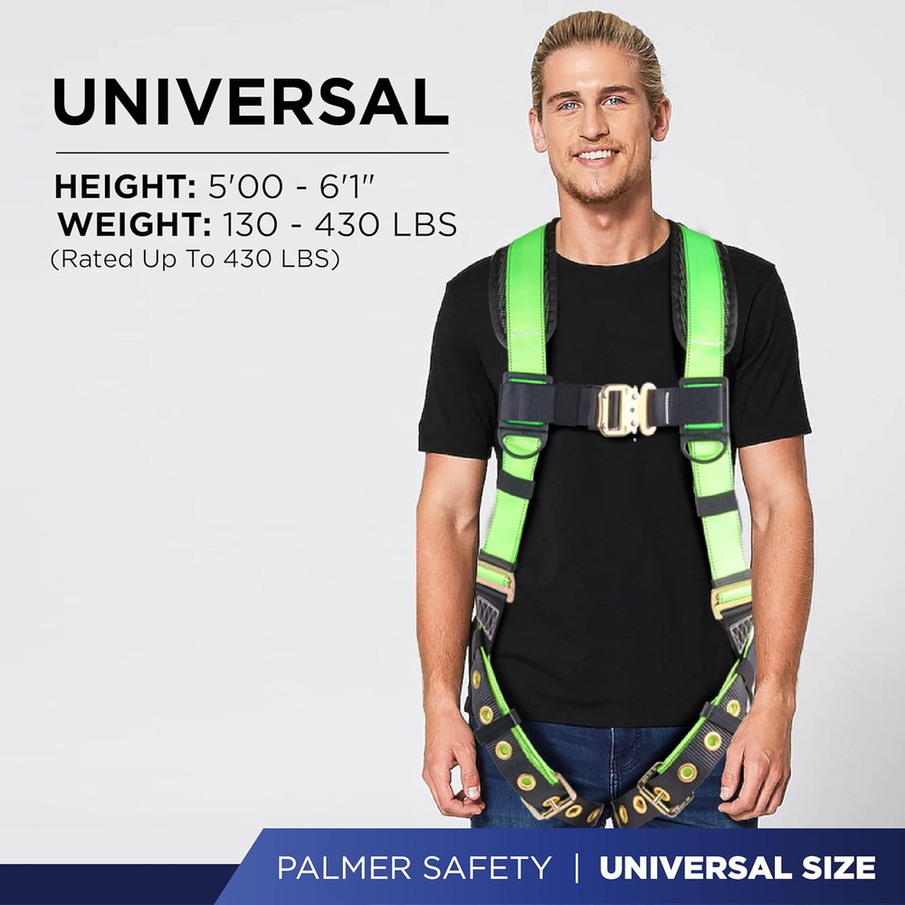 Full Body Harness with 5-Point Adjustment & Fall Indicators