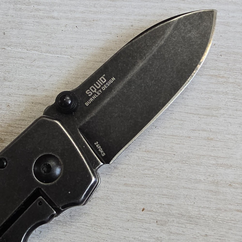 CRKT 2490KS SQUID PLAIN EDGE FRAME LOCK KNIFE