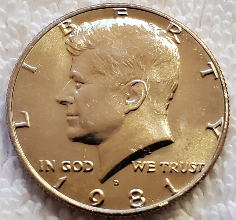 1981-D Kennedy Half dollar Clad - Uncirculated