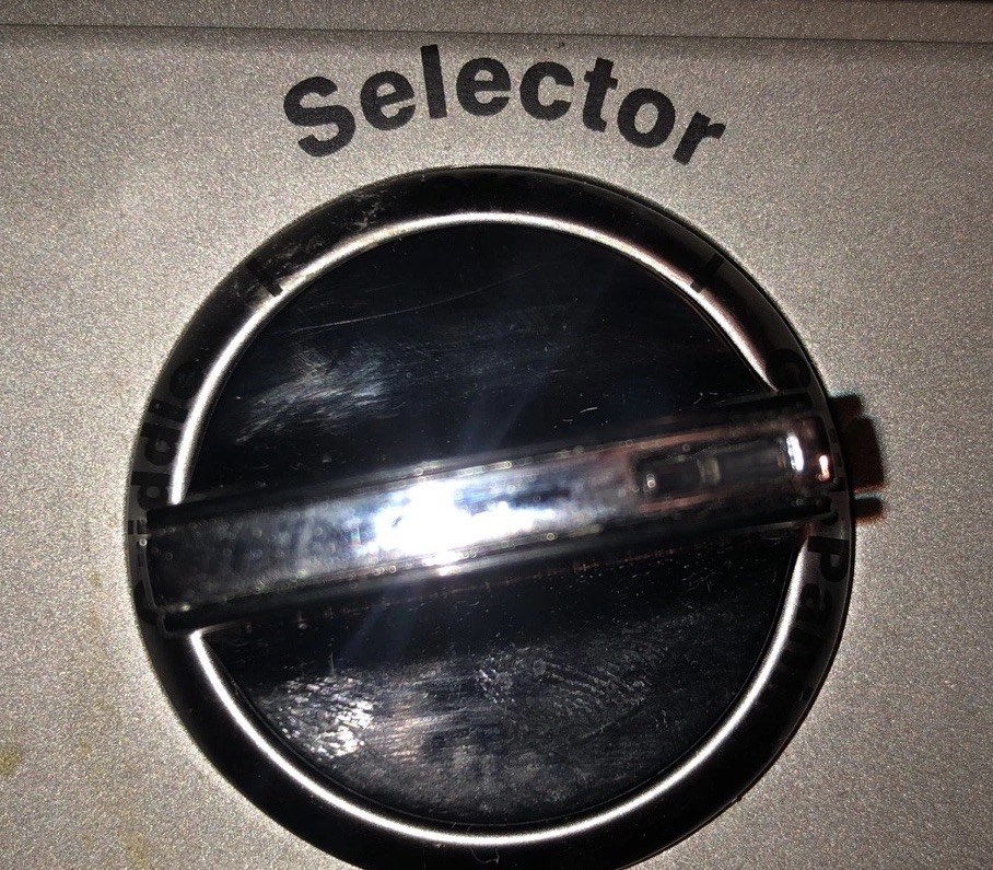 Cuisinart Griddler GR-4N(TK) “Selector” KNOB DIAL & Ring Part SELECTOR OEM USED