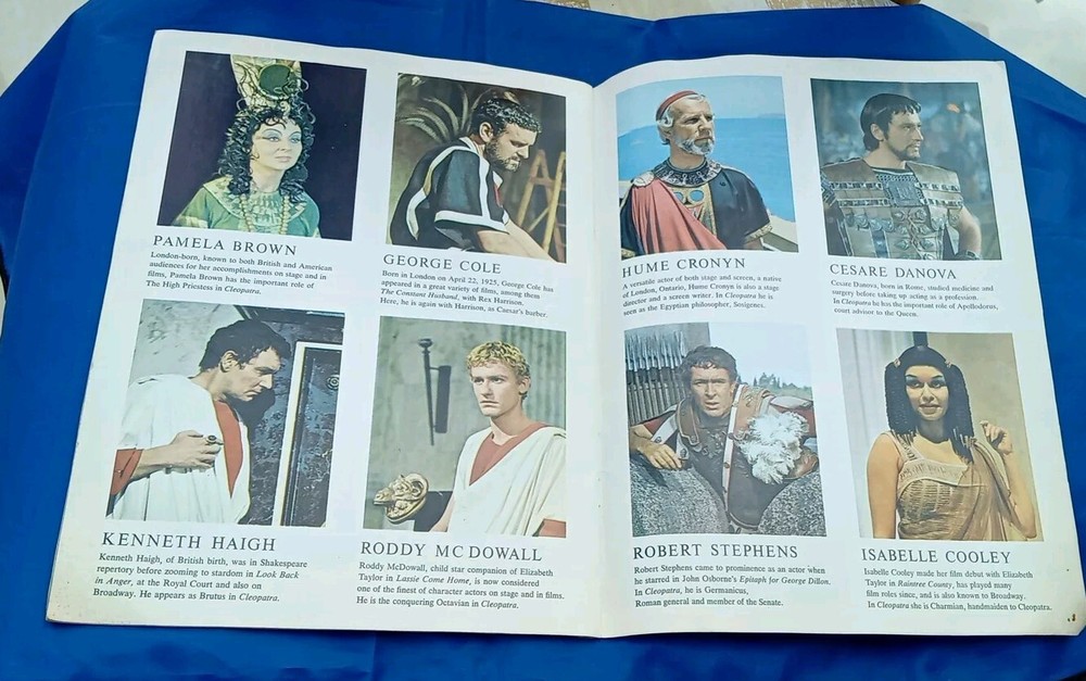 Cleopatra Theatre Programme 1963 - Vintage