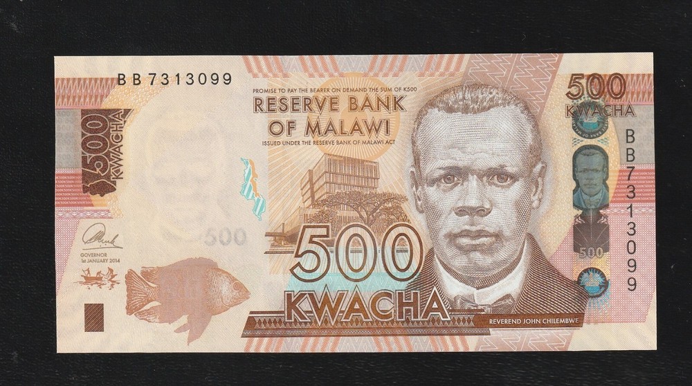 Malawi, 500 Kwacha, 2014, P-66, UNC