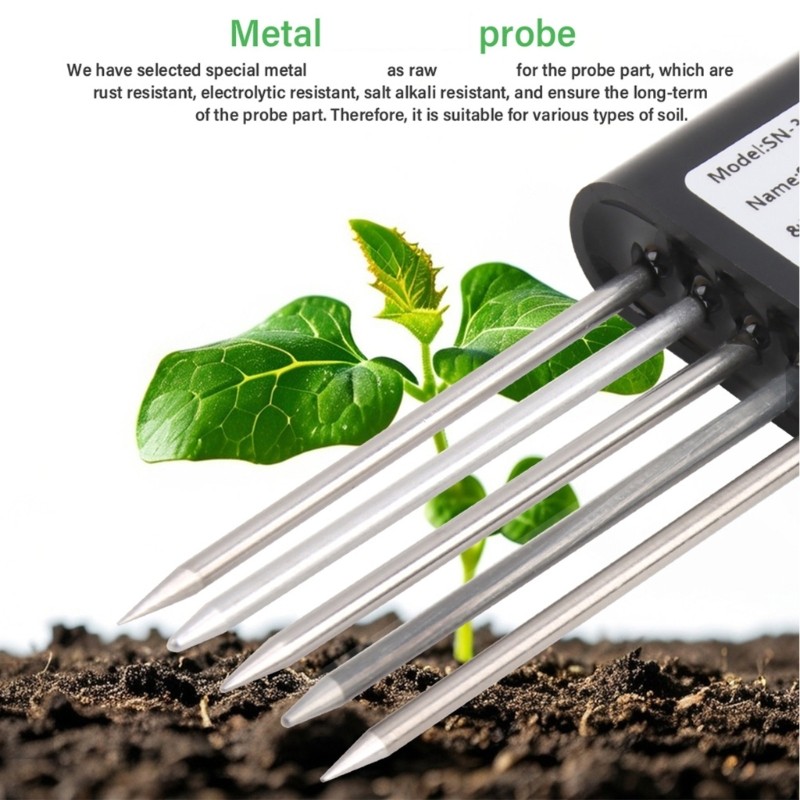Multiple Parameters Soil Analyzers with Mobile Application for Temperature