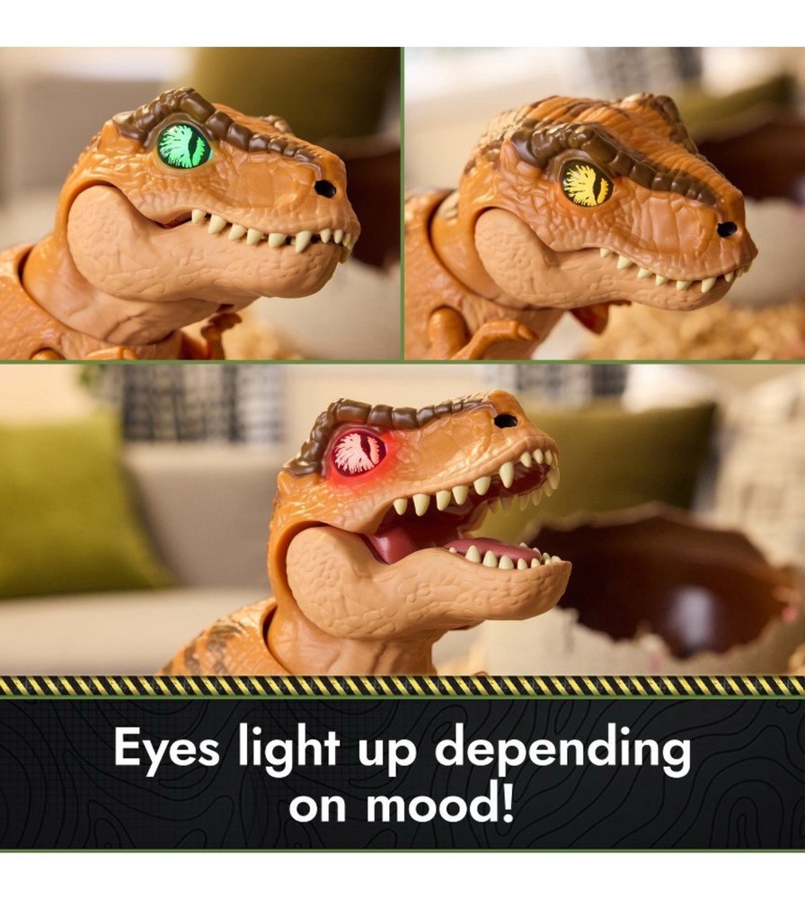 Jurassic World T-Rex Interactive Hatching Dino Action Figures Primal Hatch