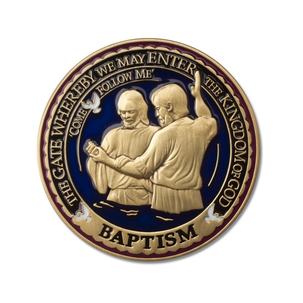 Baptism Commemorative Medallion Challenge Coin