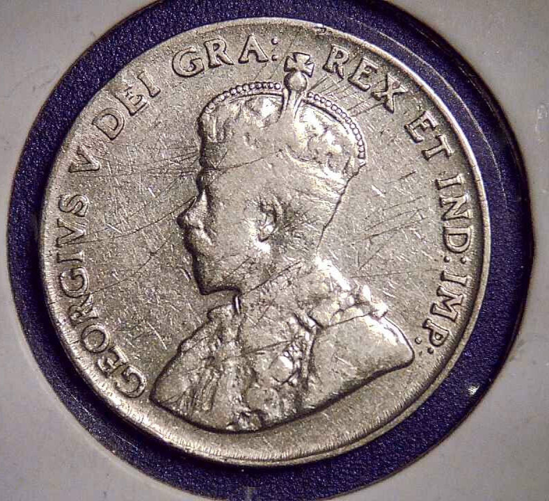 1924 Canadian Nickel KM#29