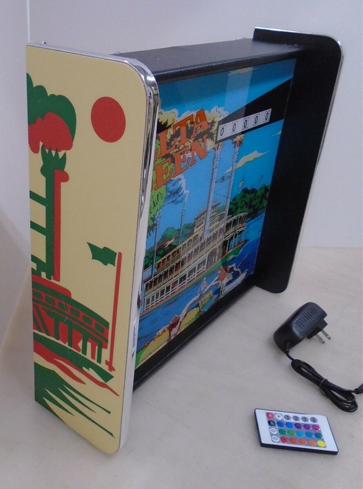 Bally Delta Queen Pinball Head LED Display light box
