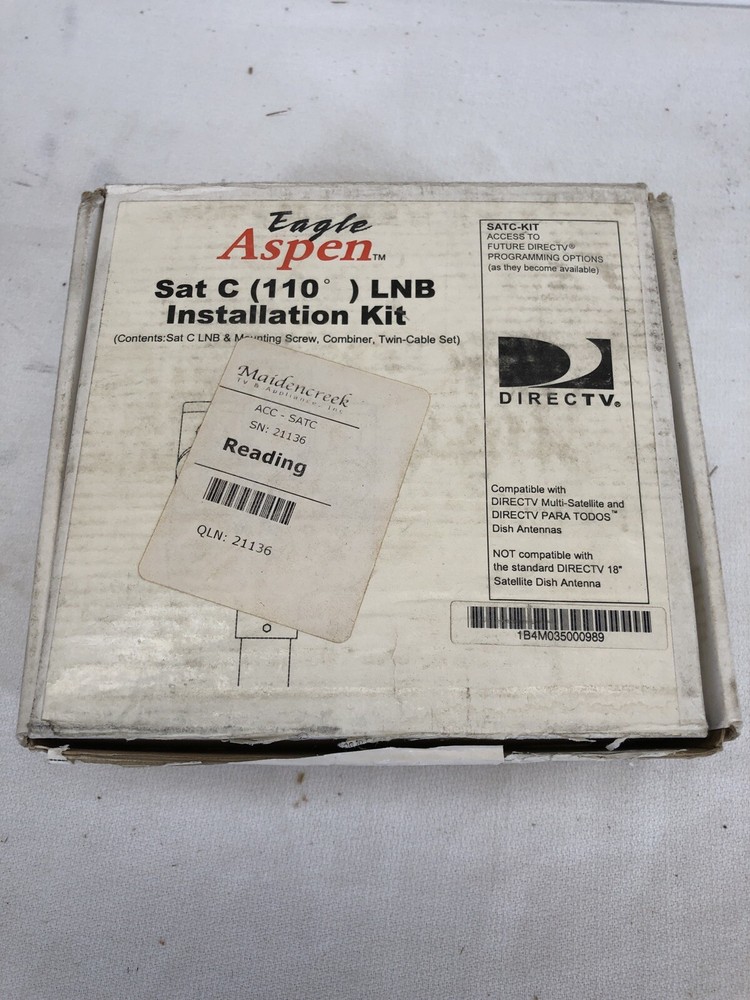 Eagle Aspen Sat C 110 degree LNB Installation Kit SATC-KIT