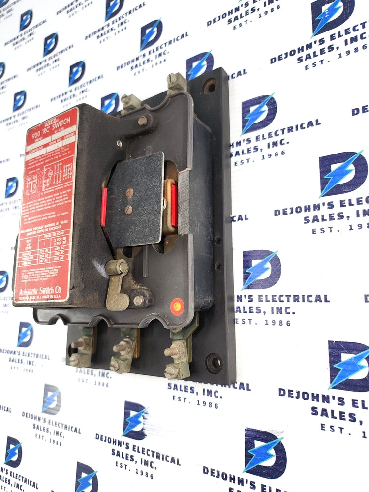 ASCO 927P RC SWITCH 75 AMPS