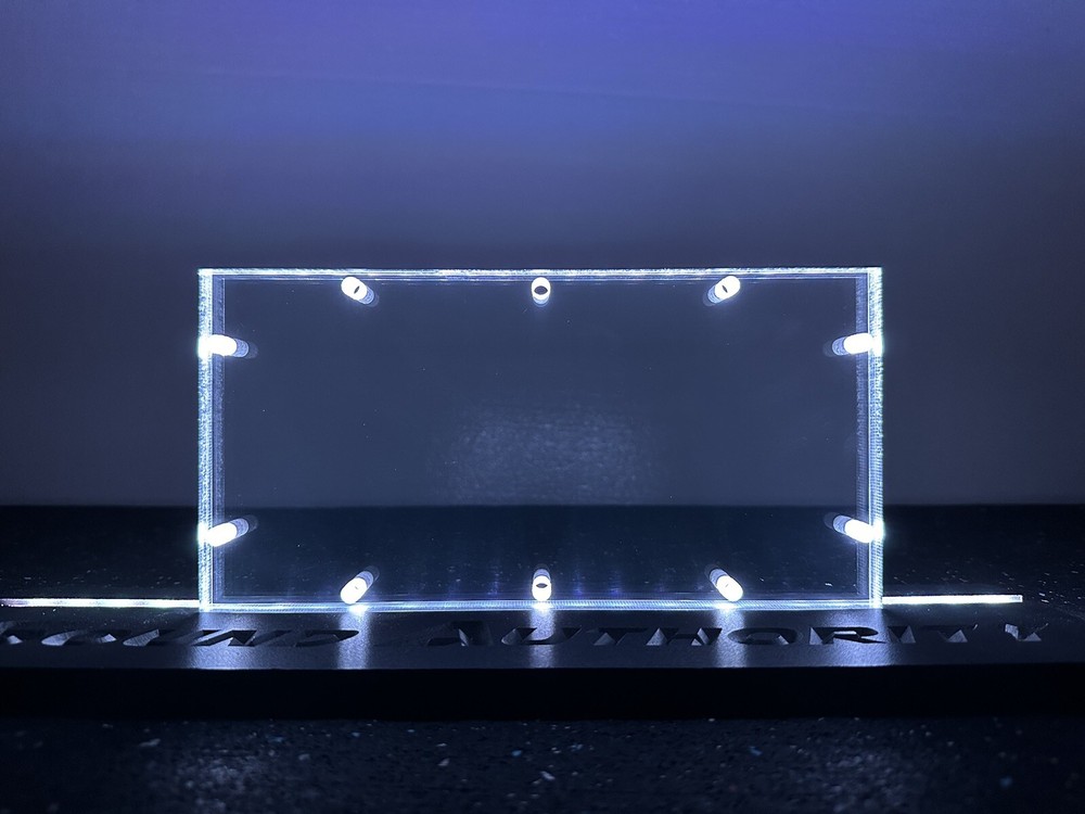 Blank: 10” X 5” Plexiglass Viewing Window (3/4") For Sub Box