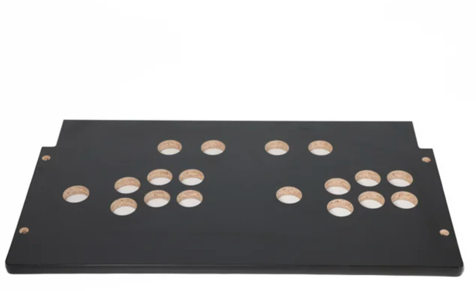 arcade1up control panel with T-mold Black Melamine