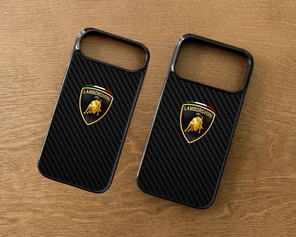Lamborghini Carbon iPhone 2D Rubber Case