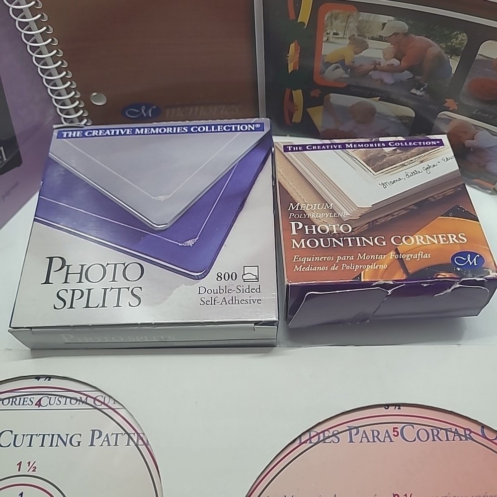 Vintage Creative Memories Bundle Set Custom Cutting System Scrapbook Tools READ