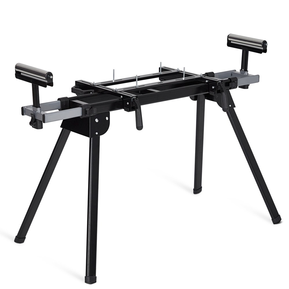 Foldable Compact Folding Miter Saw Stand with Quick Release Mounting Brackets US