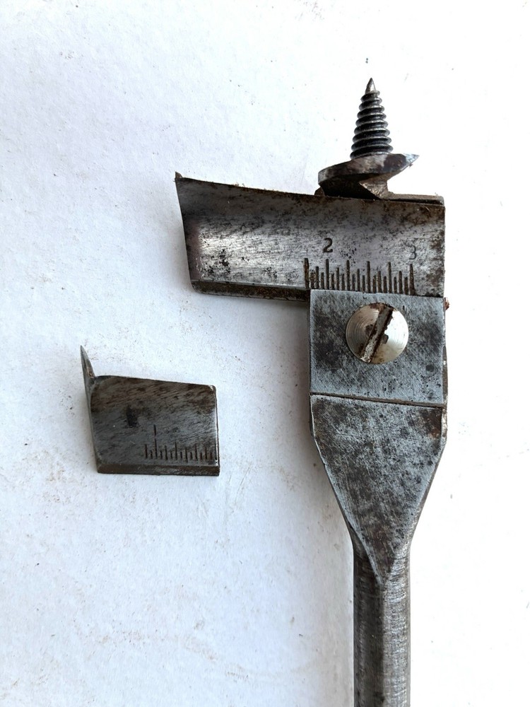 Boxed Expansive 1914 Auger Bit Ridgeway Sheffield 3 Inch Maximum