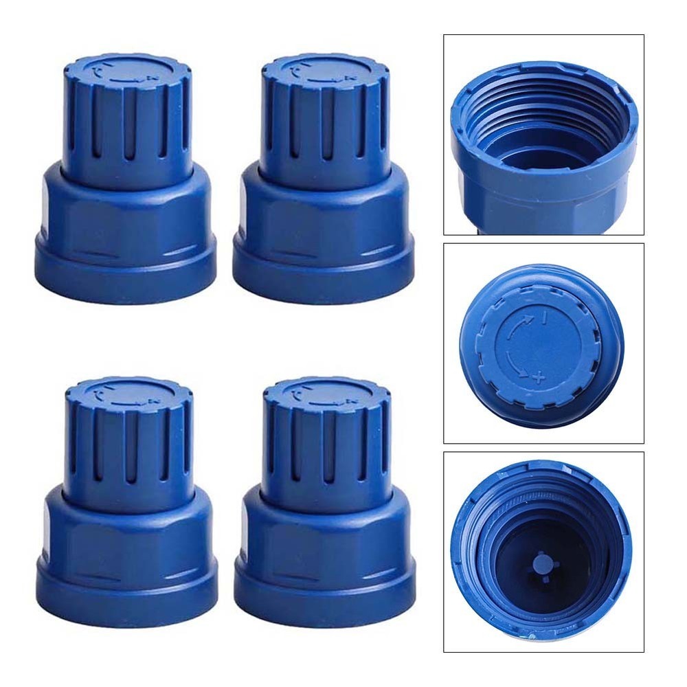 4pcs Blue Handle Floor Heating Manifold Switch Accessories For Easy Control New
