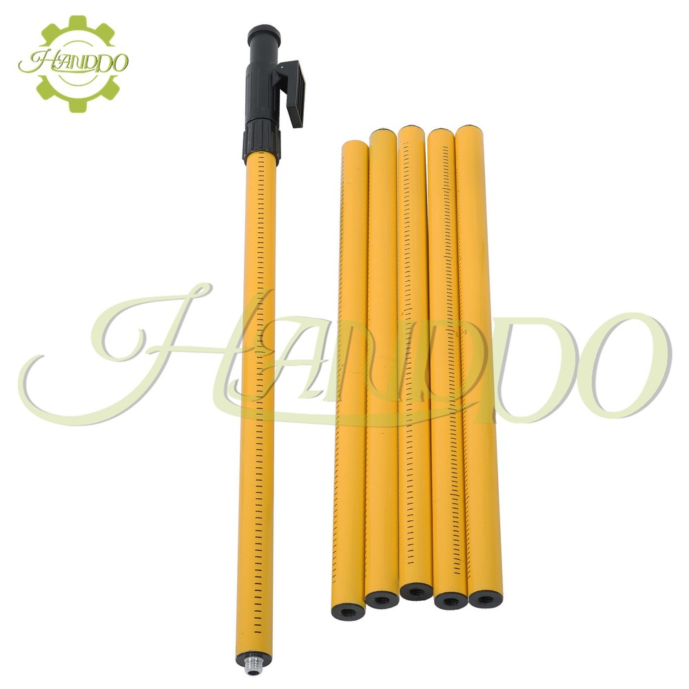 Max 4.2M/13.8FT Height Laser Level Pole Mount Telescopic Pole for Laser Level