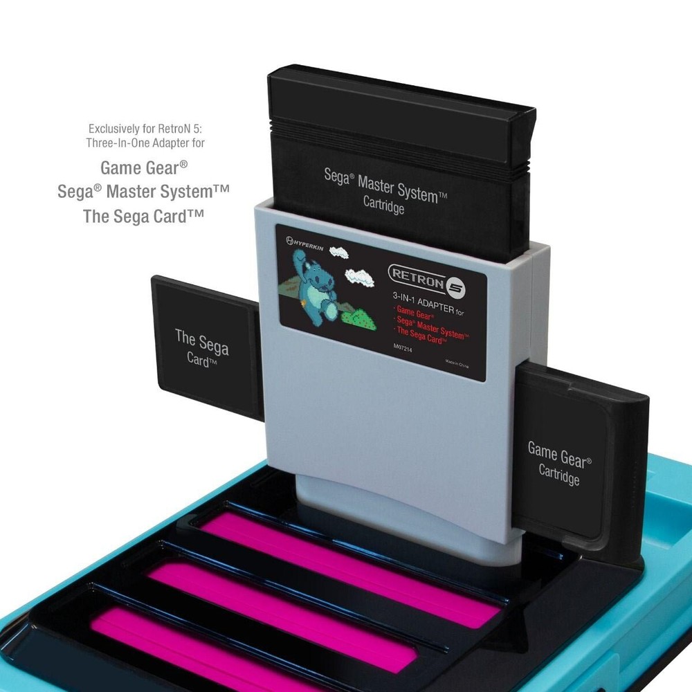 Hyperkin RetroN 5 3-in-1 Adapter for Game Gear/Master System/Master System Card