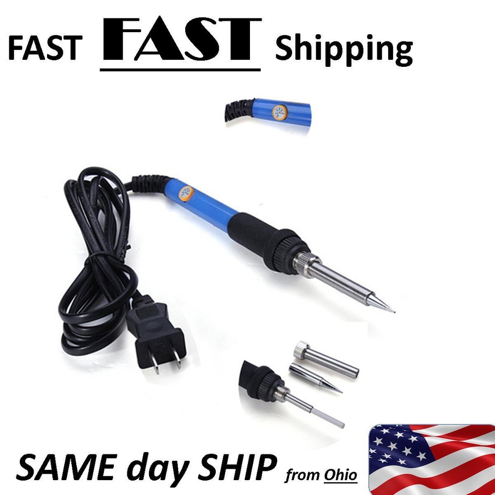 Soldering Iron - Electrical Engineering SCHOOL supply - 60W with 5 tips