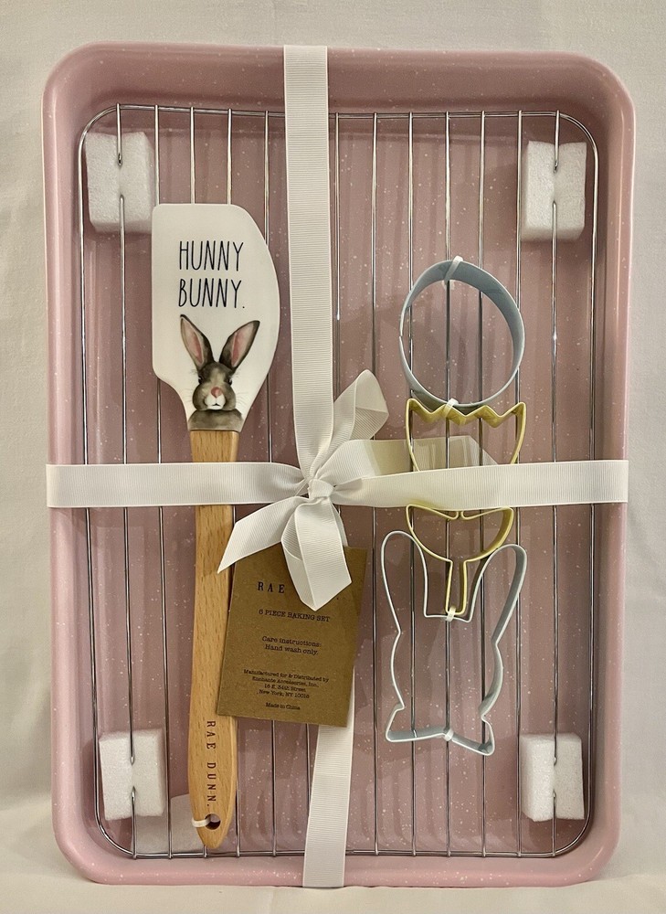 Rae Dunn 6 Piece Easter Baking Set
