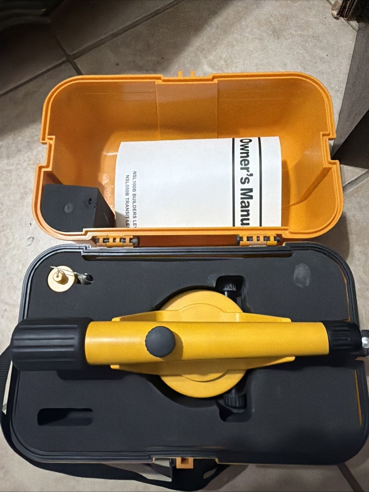 Northwest Instruments NWI Siteline Builders Level  NSL100B Case Instructions