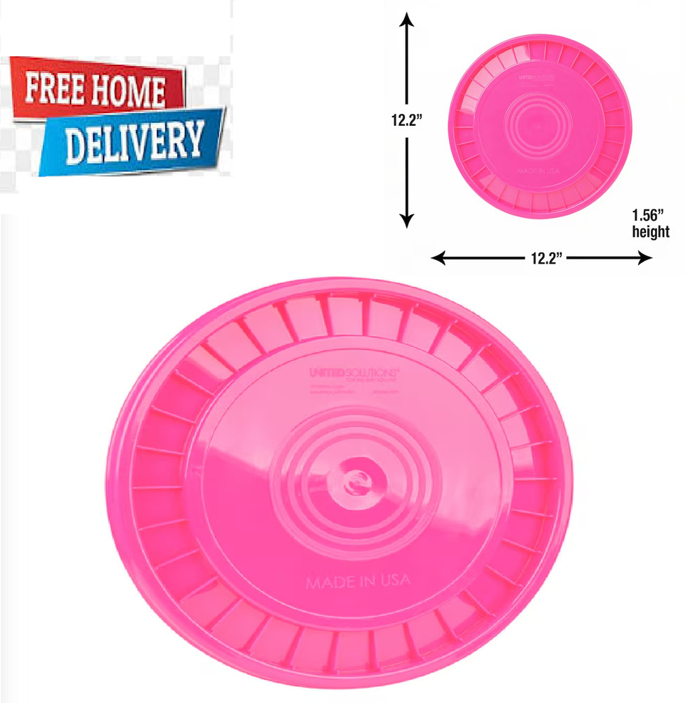 Project Source 5-gallon Pink Plastic Bucket lid