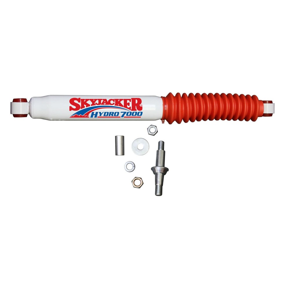 Skyjacker 7009 Steering Stabilizer White Red Boot Single for Jeep Each