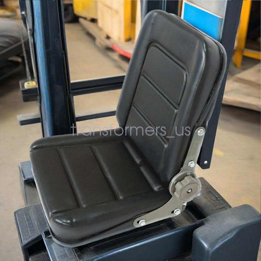 Universal Forklift Seat Fold Down Tractor Seat with Adjustable Angle Back