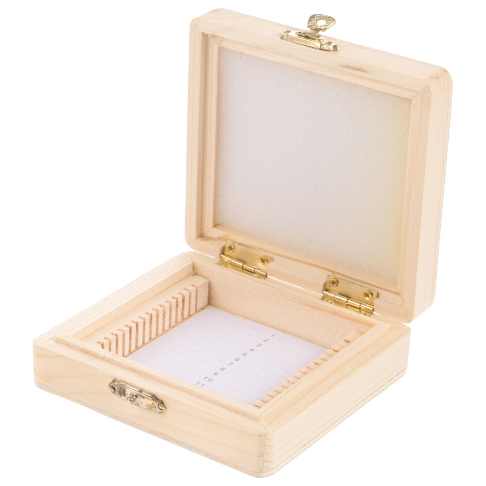 Microscope Slide Organizer Specimens Storage Box Laboratory Slide Storage Holder