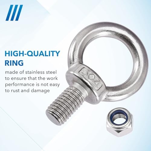 Outboard Engine Lifting Ring Tool with Adapter and Ring Fit for Evinrude