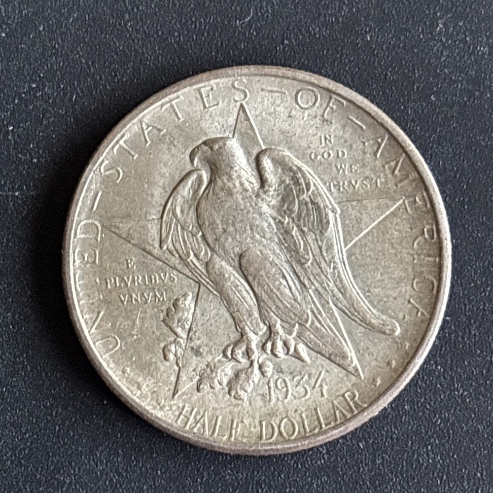 1934 Texas Commemorative Silver Half Dollar