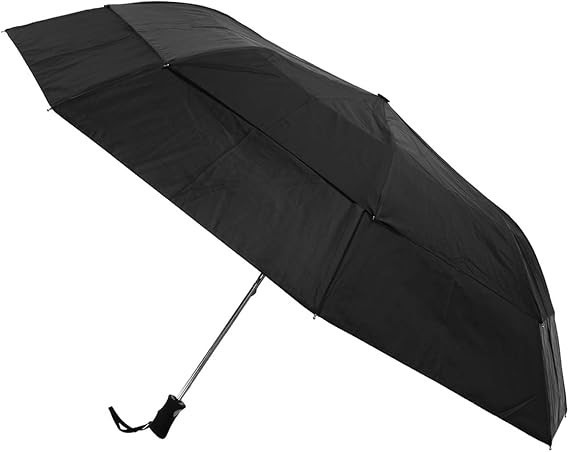 totes Stormbeater 56" Auto-Open Vented Windproof Canopy Umbrella