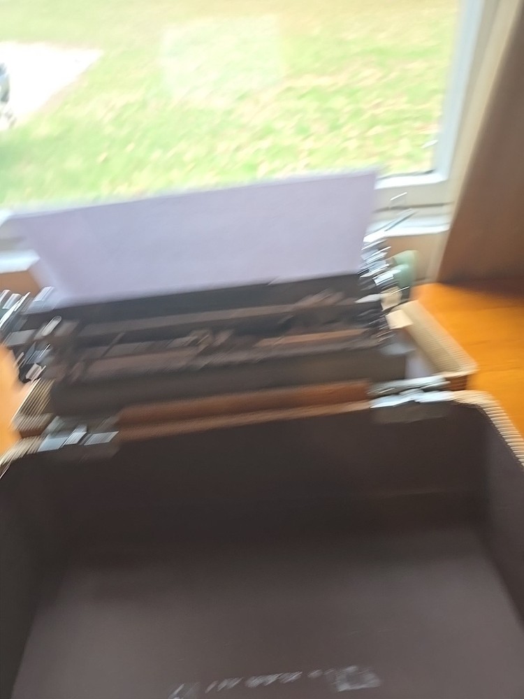 Smith Corona "Tabulator" Typewriter With Case