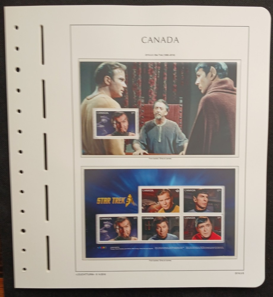 2016 Canada Year Set On Lighthouse/Leuchtturm Hingless Pages