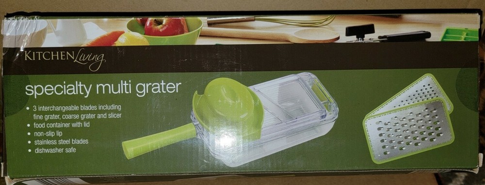 * Kitchen Living Multi Grater White & Green