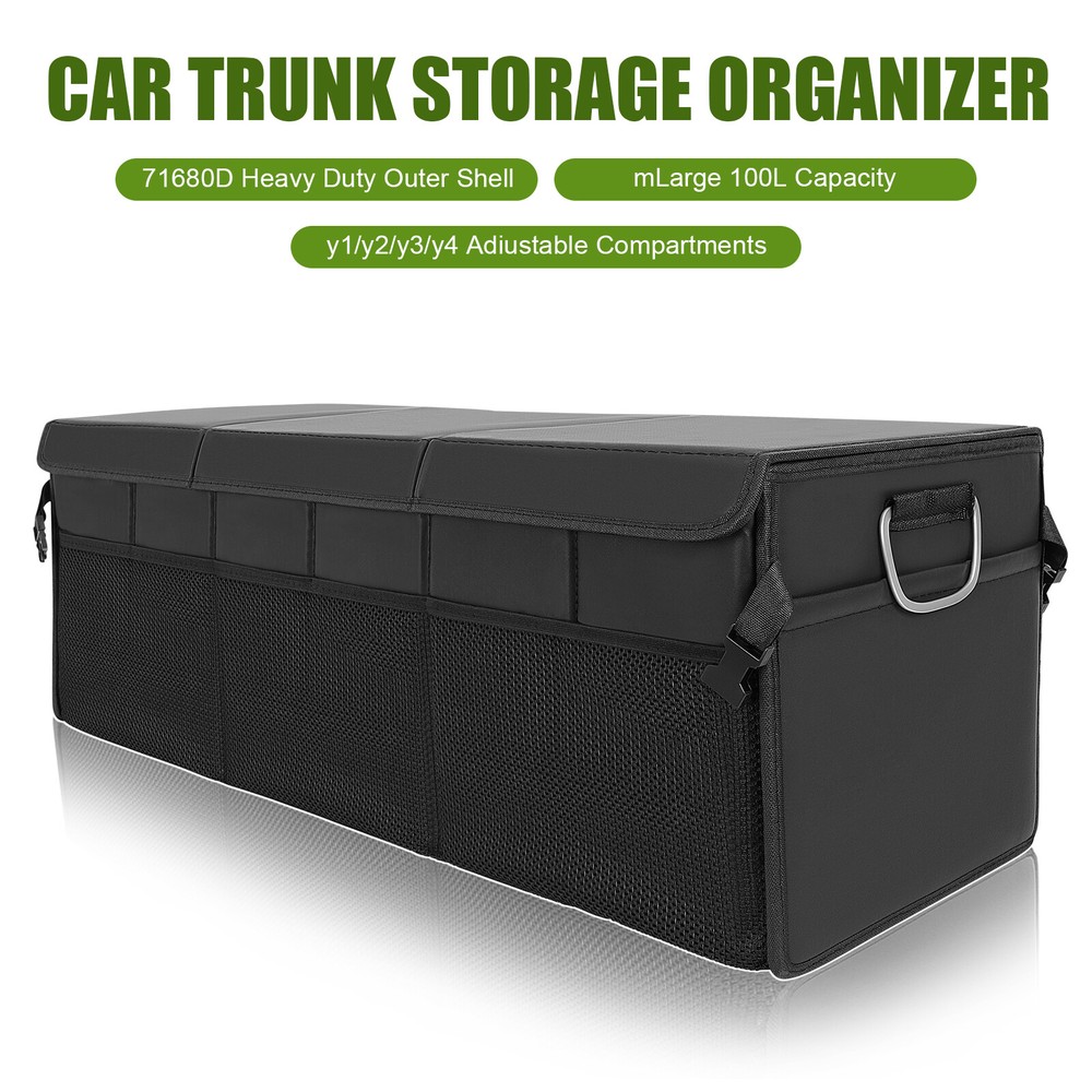 Trunk Cargo Organizer Foldable Storage Collapsible Box Bag For Cadillac XT5 XT6
