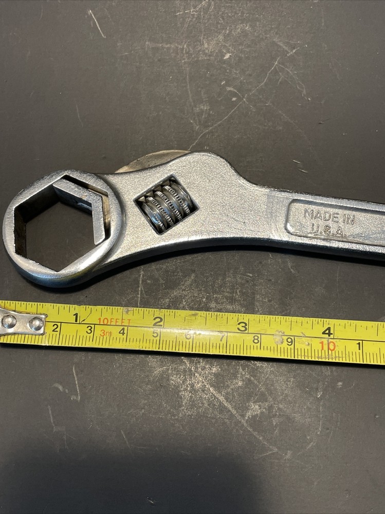 Rare!! CEX-HEX Adjustable Box-End Wrench