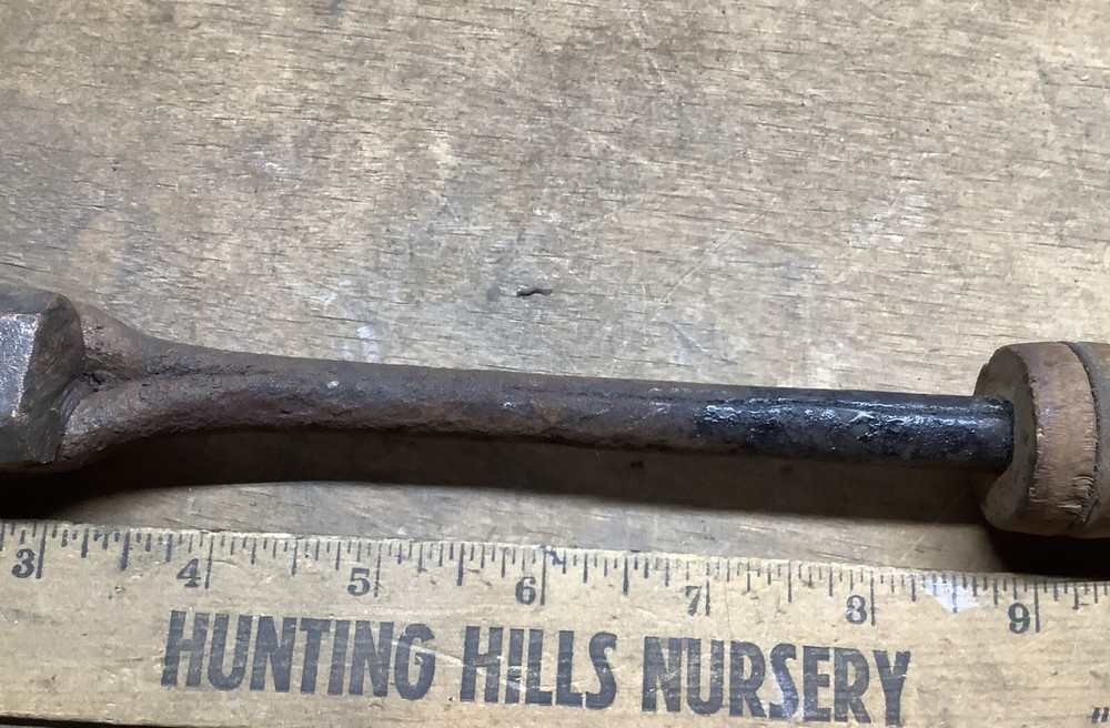 Vintage Worth #2 Copper Soldering Tip, Wood Handle