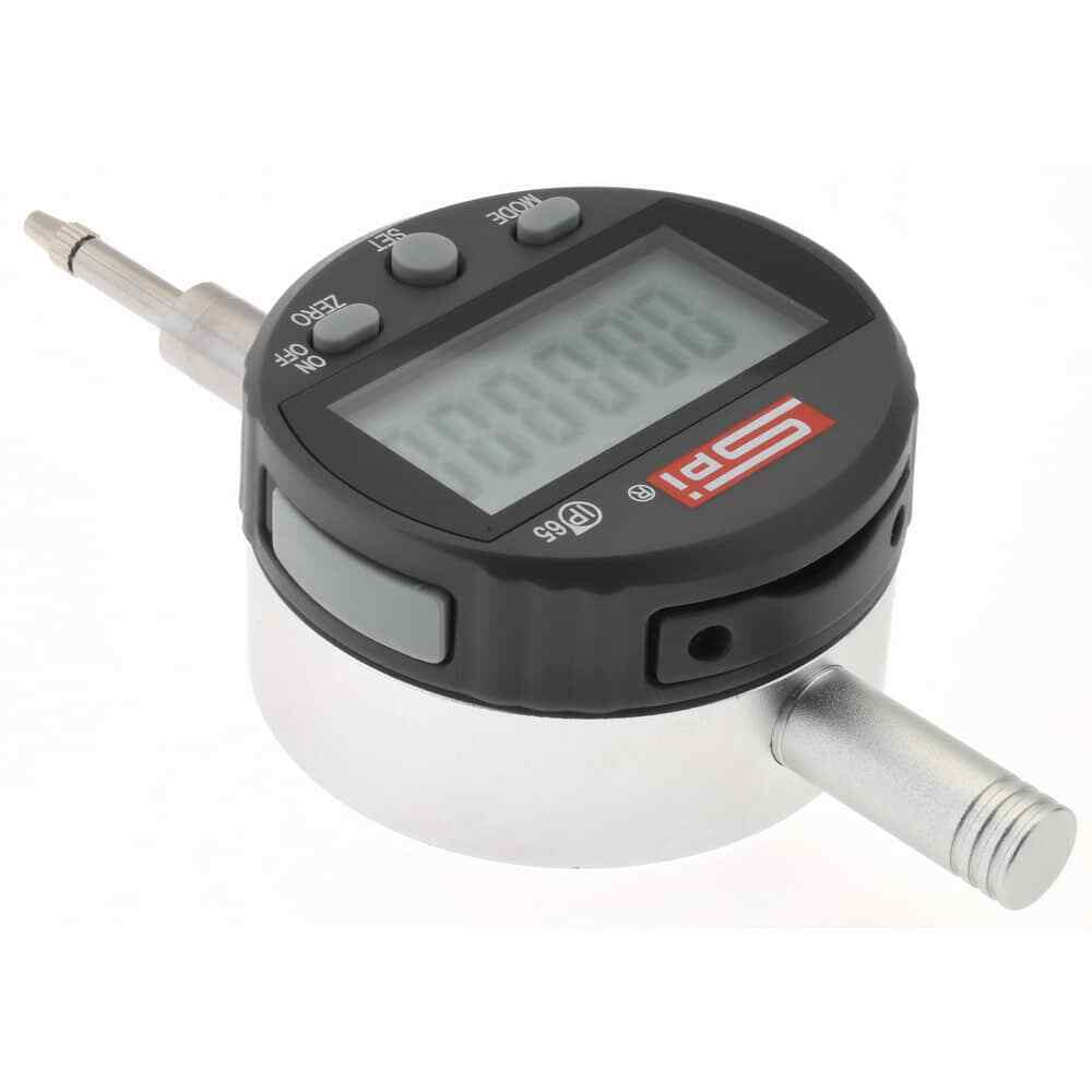 SPI 0 to 1/2" Range, 0.00005" Graduation, Electronic Drop Indicator Flat & Lu...