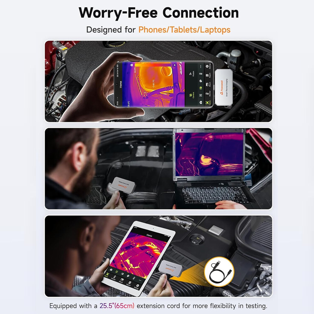 Infrared Thermal Imaging Camera IR Imager For Android Mobile Phone USB Type-C