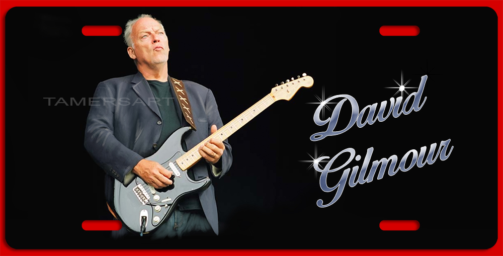DAVID GILMOUR  ART LICENSE PLATE