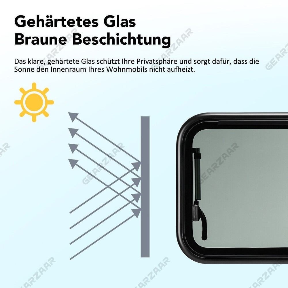 Caravan window side window pop out window 700*400mm with fly screen