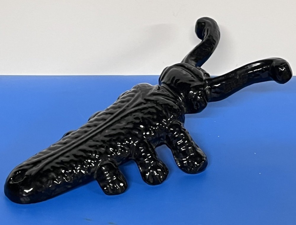 Vintage Cast Iron Beetle Scarab Bug Boot Jack Scraper Shoe Remover